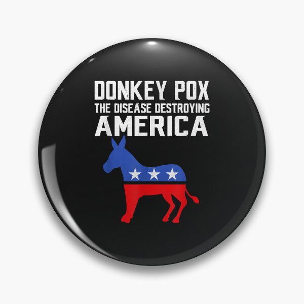 Item preview, Donkey Pox The Disease Destroying America Funny Anti Biden designed and sold by luciaaljudith.