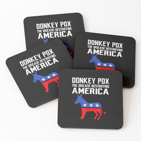 Item preview, Donkey Pox The Disease Destroying America Funny Anti Biden designed and sold by luciaaljudith.