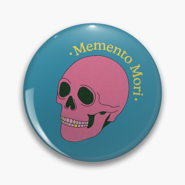 Item preview, Pink Memento Mori Skull designed and sold by stoicjimny.