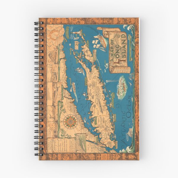 Item preview, 1953 Long Island map - special gift idea designed and sold by mappendant.
