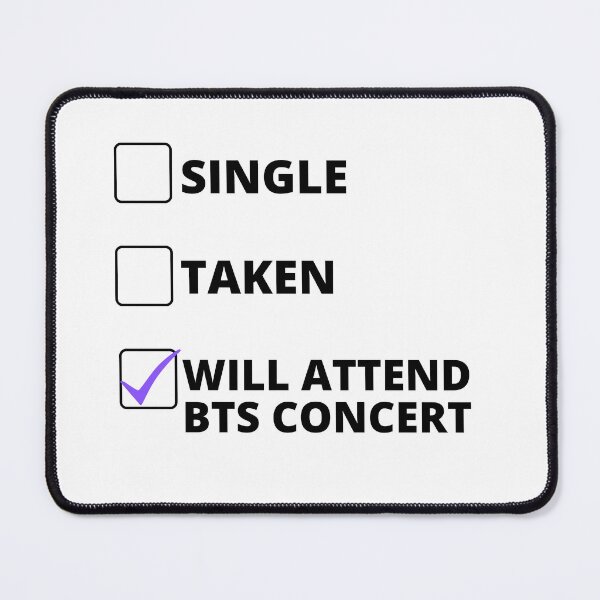 Item preview, Will attend BTS concert BTS Inspired Checklist designed and sold by Winterlock.
