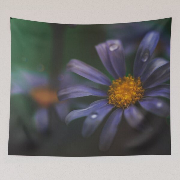 Item preview, Dark and Moody Blue Daisy designed and sold by halimabeale.