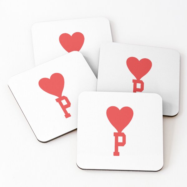 Item preview, personalize P Name Love Heart Print, Hoodie Love, Birthday gift, Branded Love heart, Alphabet Brand Love designed and sold by re-make-.