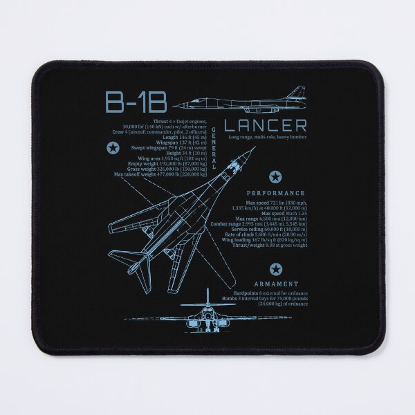 Item preview, B-1 Lancer US Army Bomber Jet USA Military Aircraft #2258 designed and sold by Rare-Militia.