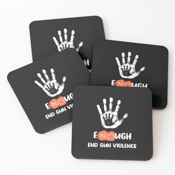 Item preview, Enough End Gun Violence No Gun Anti Violence No Gun designed and sold by luciaaljudith.