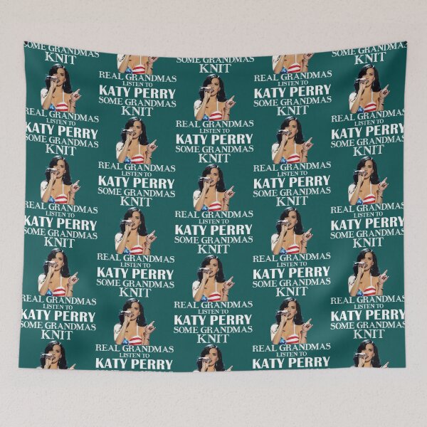 Item preview, Some Grandmas Knit Real Grandmas Listen to Katy Perry    designed and sold by ShasnonSanders.