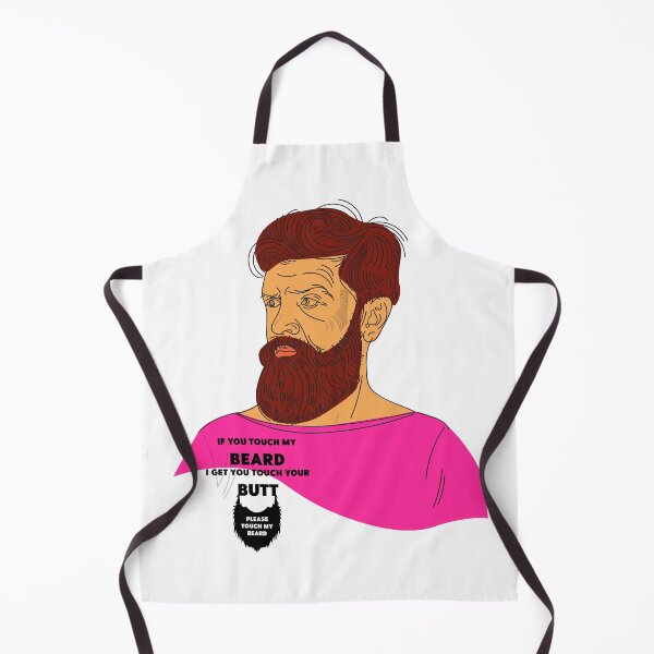 Item preview, if you touch my beard I get you touch your butt please touch my beard t-shirt  designed and sold by KARTICK DUTTA.