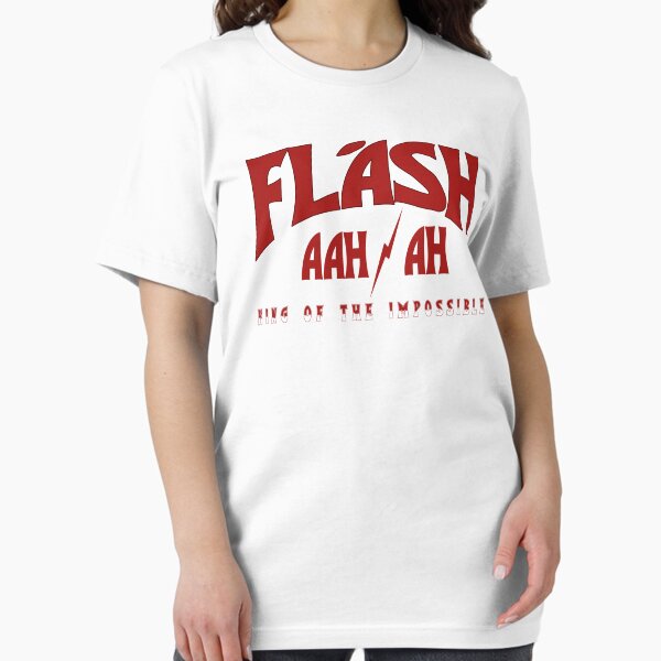 Vista previa del artículo con la obra «Flash Gordon: Rey de lo imposible», diseñado y vendido por TeeArcade84.