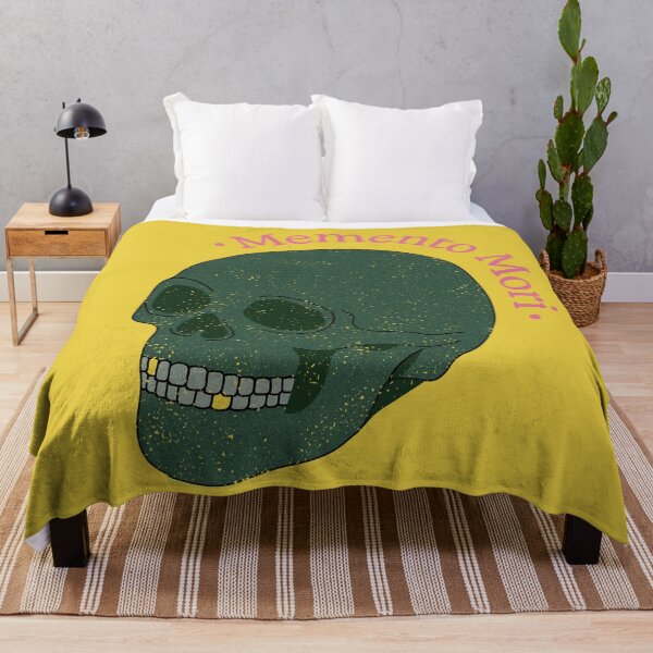 Aperçu de l'œuvre Crâne vert Memento Mori créée et vendue par stoicjimny.