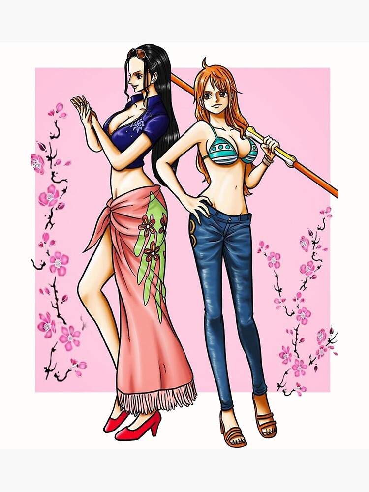 Nami Nico Robin One Piece Art Print For Sale By Kurtfsdottir Redbubble