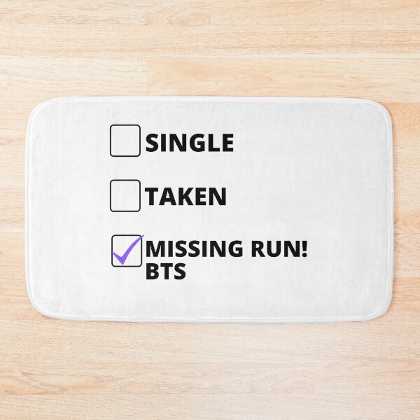 Item preview, Missing Run BTS Inspired Checklist designed and sold by Winterlock.