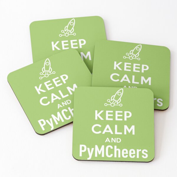 Aperçu de l'œuvre GARDEZ LE CALME ET PyMCheers-Green. créée et vendue par Learning Bayesian Statistics.
