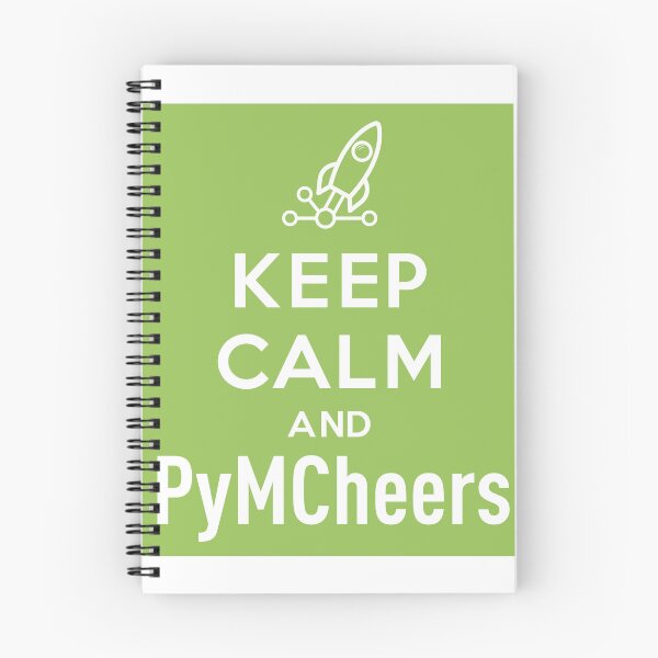 Item preview, KEEP CALM AND PyMCheers-Green. designed and sold by Learning Bayesian Statistics.