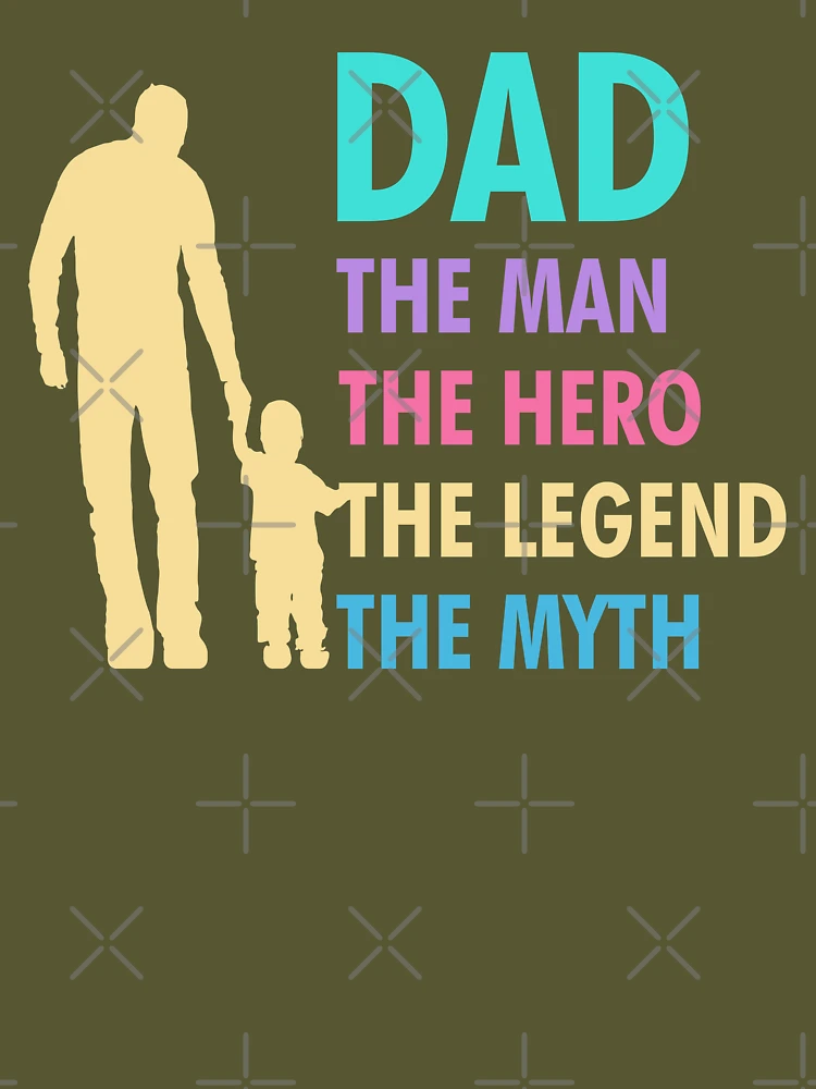 Dad The Man Myth Legend Night Light, Dad Birthday Gift, Father's Day, Man  Cave