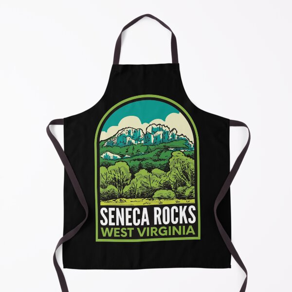 Aperçu de l'œuvre Seneca Rocks Virginie-Occidentale Vintage créée et vendue par halpindesignco.