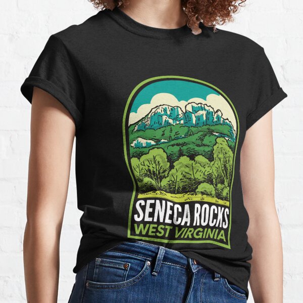 Vista previa del artículo con la obra «Séneca Rocks West Virginia Vintage», diseñado y vendido por halpindesignco.