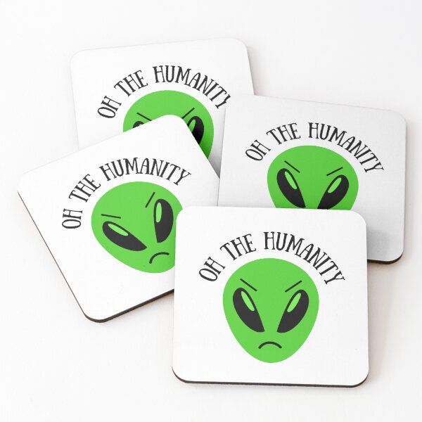 Item preview, Oh the Humanity - Funny Alien designed and sold by humnoo.