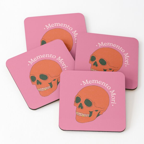 Item preview, Orange Memento Mori Skull designed and sold by stoicjimny.