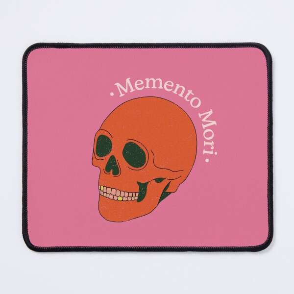 Item preview, Orange Memento Mori Skull designed and sold by stoicjimny.