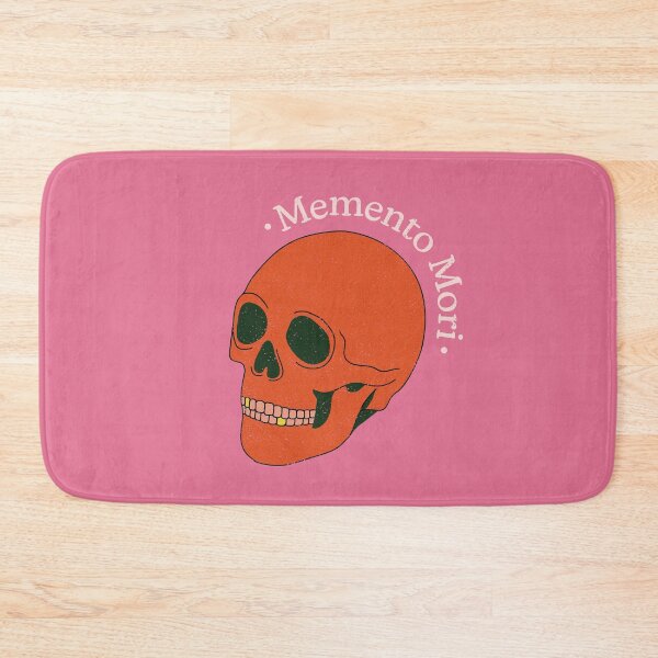 Item preview, Orange Memento Mori Skull designed and sold by stoicjimny.