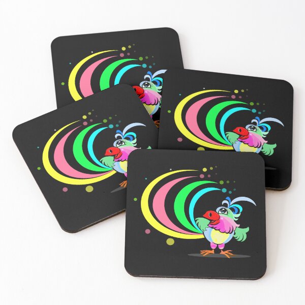 Item preview, Colorful bird  designed and sold by Shirley cute art .