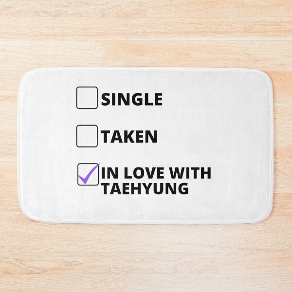 Item preview, In love with Taehyung BTS Inspired Checklist designed and sold by Winterlock.