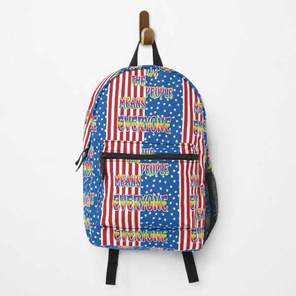 Item preview, We the People Means Everyone - Pride Month - Gay- Lesbians - LGBTQ+ matters - American Flag Happy 4th of July Memorial Day Freedom Equality USA US Stars and Stripes designed and sold by zicutza.