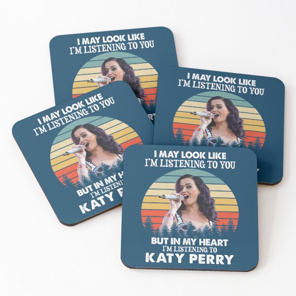 Aperçu de l'œuvre J'ai peut-être l'air d'écouter du Katy Perry Vintage créée et vendue par ShasnonSanders.