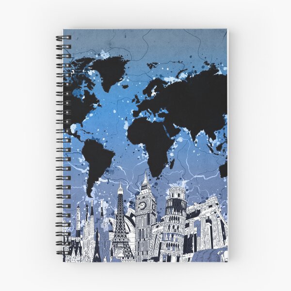 Item preview, world map designed and sold by BekimART.