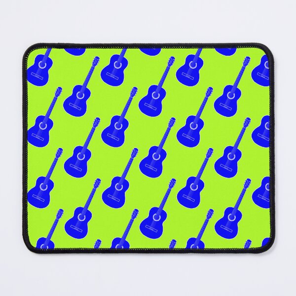Item preview, Blue guitar design designed and sold by VeganGuitarizm.