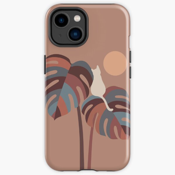 Cat and Plant 41 iPhone Tough Case