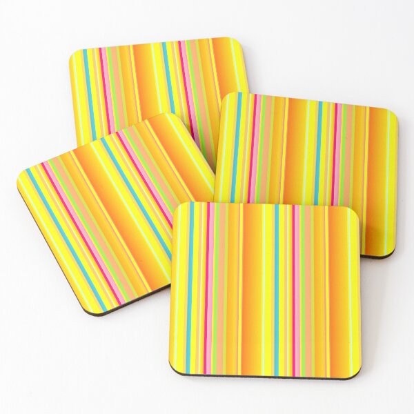 Item preview, Warm color striped | warm color vertical stripes | warm color design designed and sold by lausn.