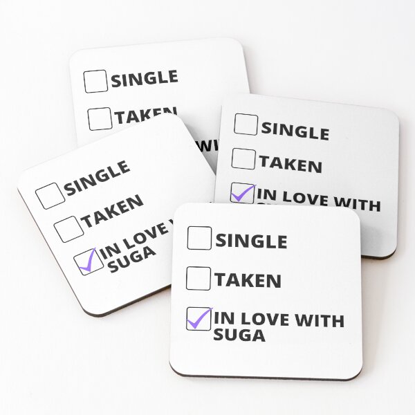 Item preview, In love with Suga BTS Inspired Checklist designed and sold by Winterlock.