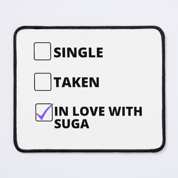 Item preview, In love with Suga BTS Inspired Checklist designed and sold by Winterlock.
