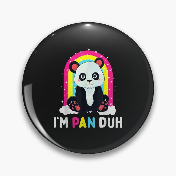 Item preview, I'm Pan Duh Pansexual Pride Panda Rainbow Flag LGBT Gift designed and sold by luciaaljudith.