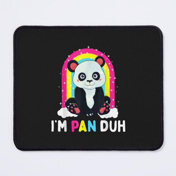 Item preview, I'm Pan Duh Pansexual Pride Panda Rainbow Flag LGBT Gift designed and sold by luciaaljudith.