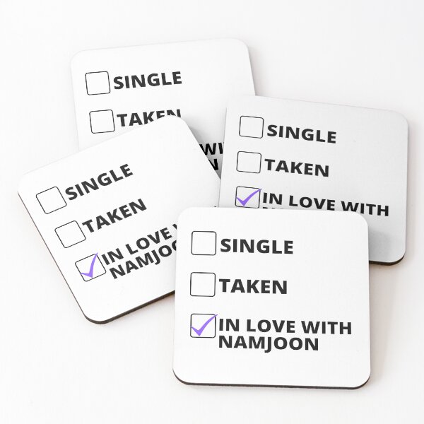 Item preview, In love with Namjoon BTS Inspired Checklist designed and sold by Winterlock.