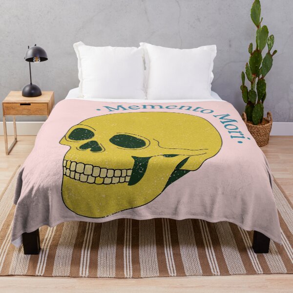 Item preview, Yellow Memento Mori Skull designed and sold by stoicjimny.