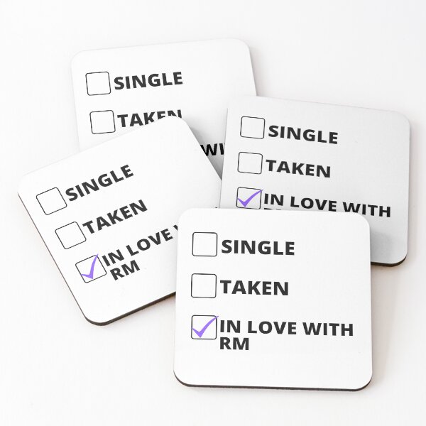 Item preview, In love with RM BTS Inspired Checklist designed and sold by Winterlock.