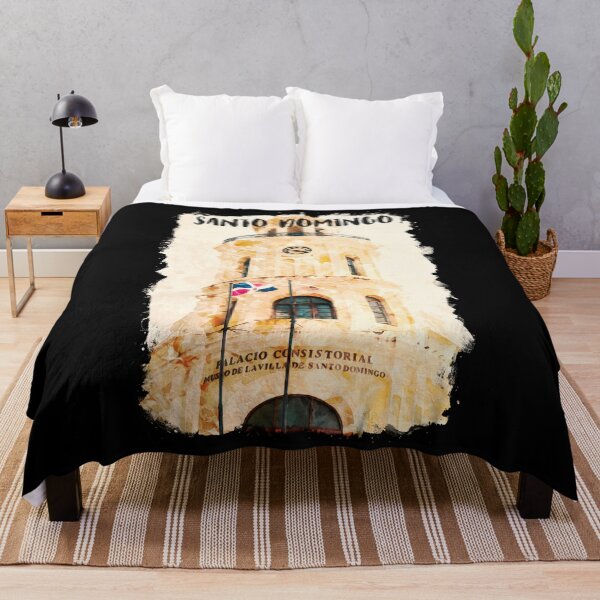 Item preview, Santo Domingo Carribbean city watercolor designed and sold by chrlalexandru.