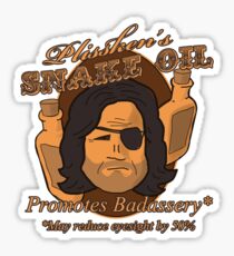 Plissken's Snake Oil Sticker