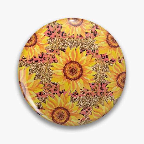 Item preview, Gold Glitter Sunflowers Leopard Cheetah designed and sold by calalassy.