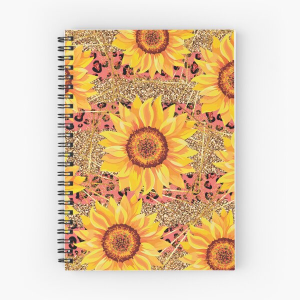 Item preview, Gold Glitter Sunflowers Leopard Cheetah designed and sold by calalassy.