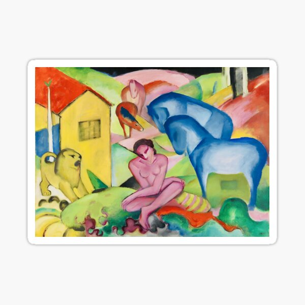 Item preview, The Dream by Franz Marc designed and sold by WonderweissStudio.