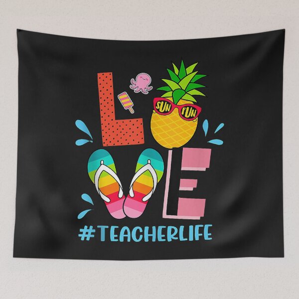 Item preview, Love Summer - Last Day Of School - Teacher Life Tank Top designed and sold by luciaaljudith.