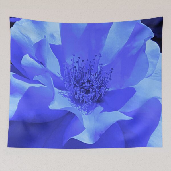 Item preview, Breathtaking Blue Rose Under The Fantasy Blue Moonlight designed and sold by DEC02.