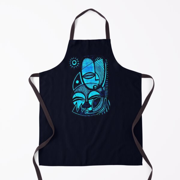 Item preview, "Nobel" - Love Mother and Child African Symbolic Art Blue designed and sold by Tony Cisse.