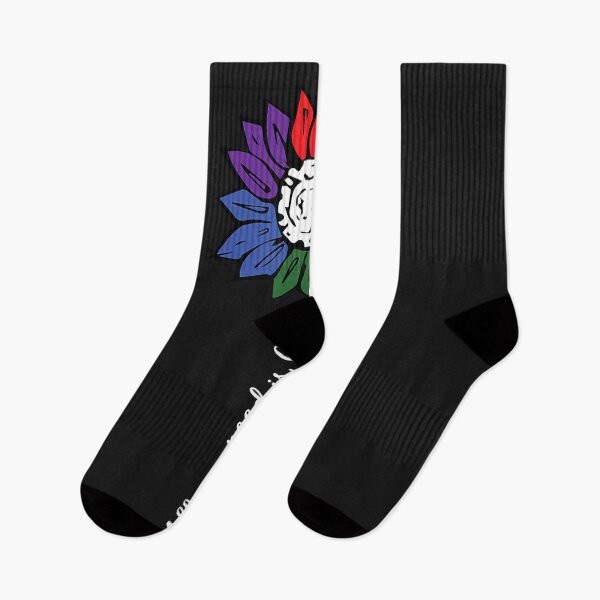 Item preview, Love Sunflower Gay Pride Flower Rainbow Flag LGBT-Q Ally designed and sold by luciaaljudith.