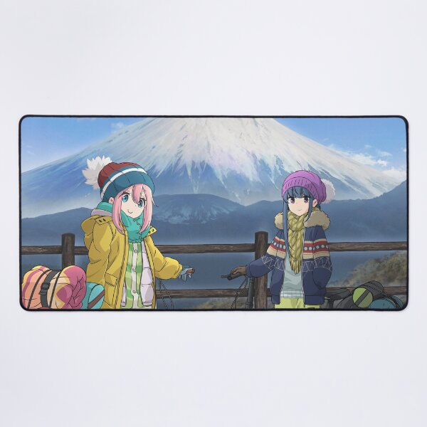 Vista previa del artículo con la obra «Scooters de viaje Laid Back Camp en el monte Fuji - Yuru Camp», diseñado y vendido por Laura  Arena.