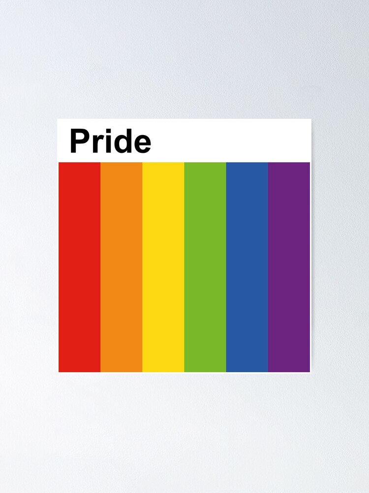 Pride Month Rainbow Flag Gay Lesbian Queer Lgbtqai Poster For Sale By Ideasforartists Redbubble 1724